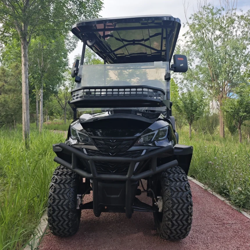 

Factory Direct Sales Electric Four-Wheeler Golf Cart Electric Beach Buggy Golf Trolleys Has Enough Power And A Long Range