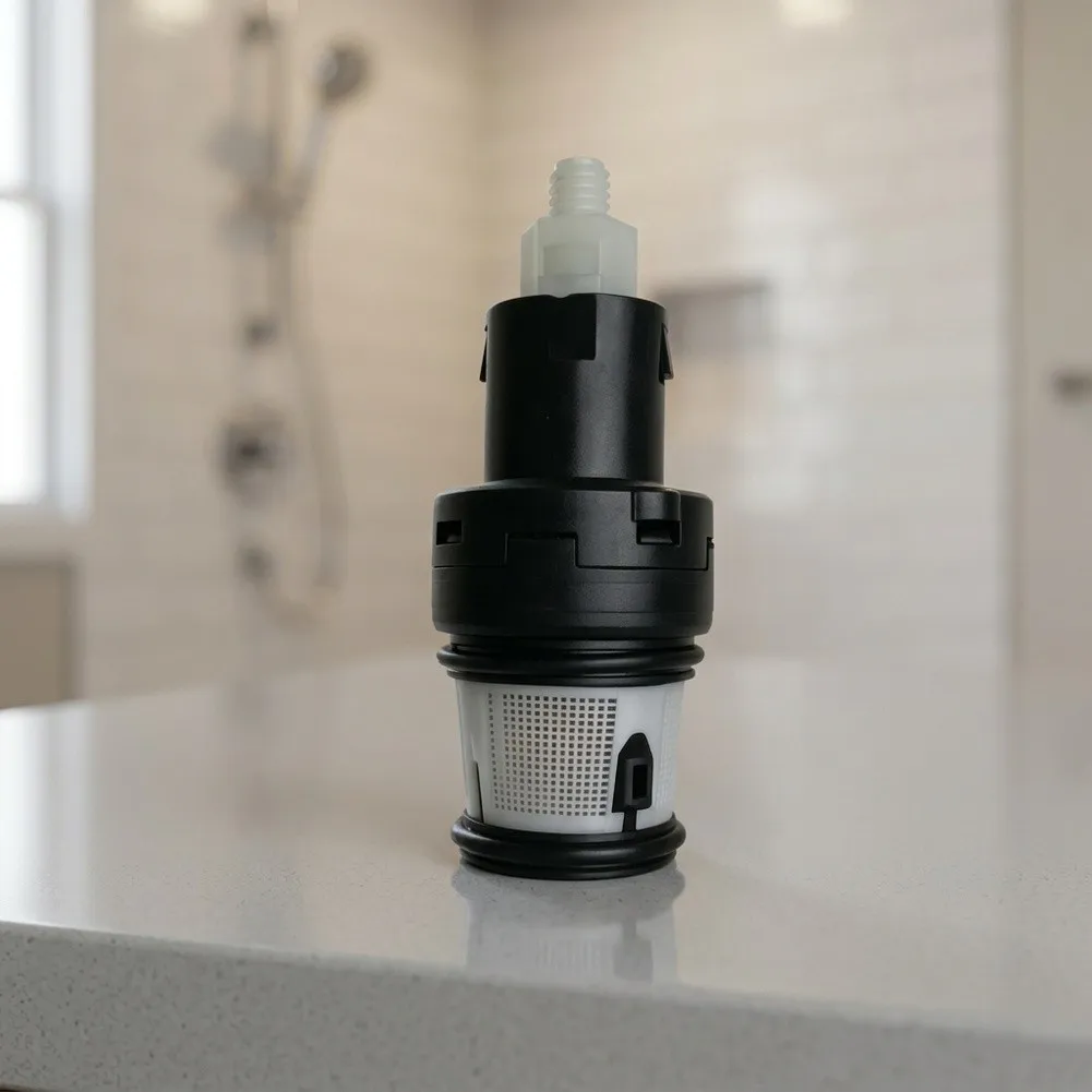 95758000 Water Shut Off Cartridge for Thermostatic Faucets Push Button Control for Surface and Concealed Mounts