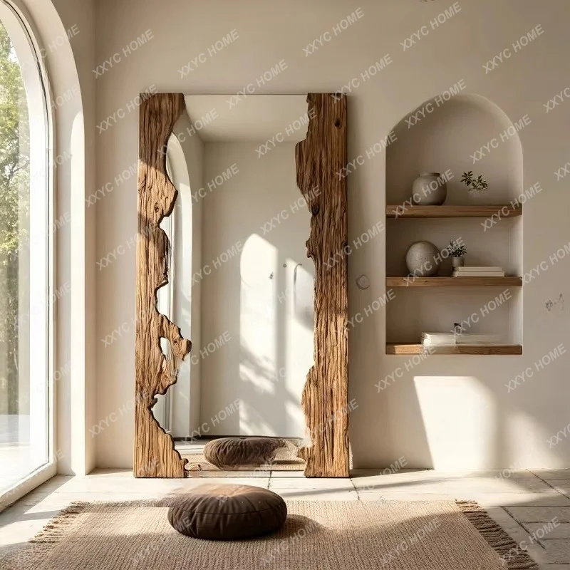 Hot Selling Products Funky Makeup Decorative Mirrors Living Room Art Aesthetic Full Body Mirror Nordic Irregular Cute Garden Spi