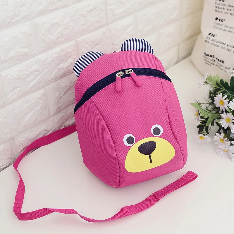 Mochila infantil personalizada, Mochila bebê anti-perda dos desenhos animados, Mochila bonito urso de pelúcia para meninos e meninas, jardim de infância