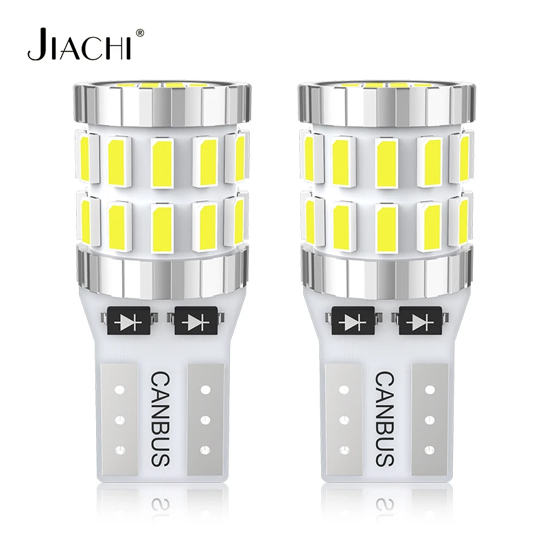 

jiachi 2 шт. Canbus Led T10 W5W 3014 чип 30 SMD автомобильная лампа внутренняя лампа для чтения купола 168 194 светодиодная лампа для автостоянки номерного знака