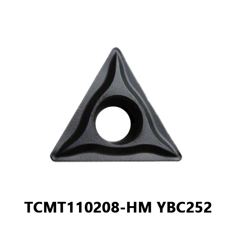 

Оригинальный TCMT TCMT11 TCMT 110208 Треугольные вставки с ЧПУ TCMT 110208 -HM YBC252 для токарного станка по металлу, внутренний расточный резак