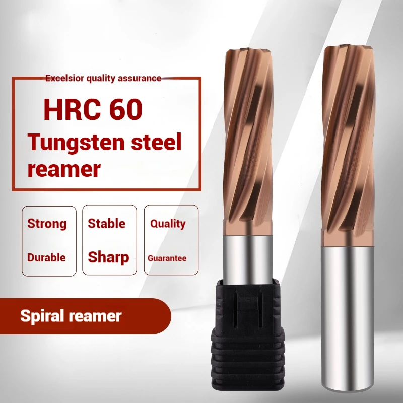 

Tungsten Steel Reamer Straight Groove Reamer 2 3 4 5 6 7 8-20mm H7 Hardened Steel CNC Tool Metal Cutter Carbide Machine Reamer