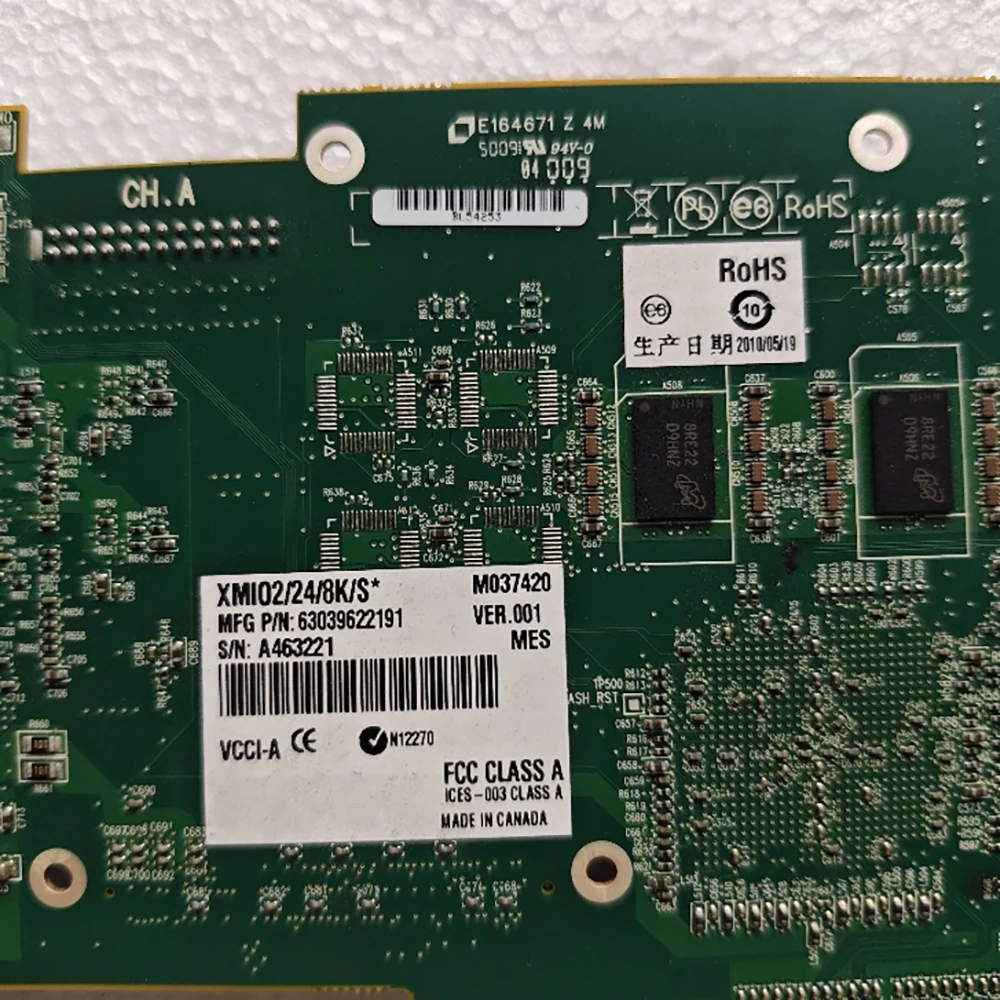 For MATROX High definition non coding card acquisition card Y7291-02 REV.B XMI02/24/8K/S