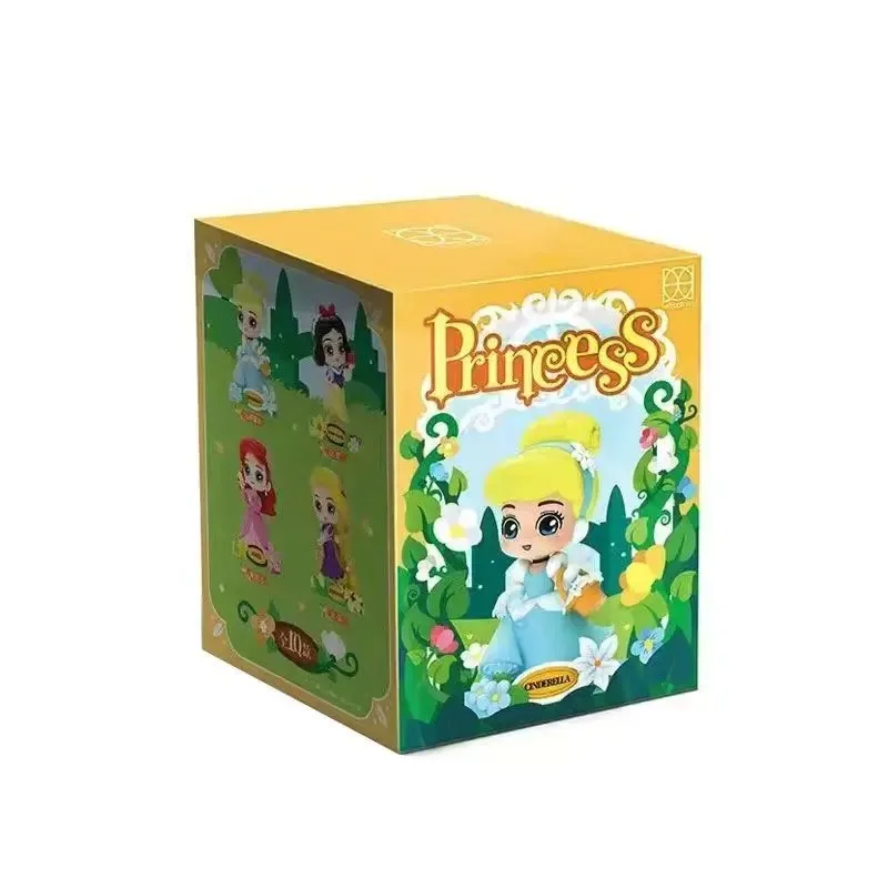 Princess Garden Dream Series Blind Box Rapunzel Cinderella Belle Ariel Action Figure Desktop Ornament Toy Model Gift Toys