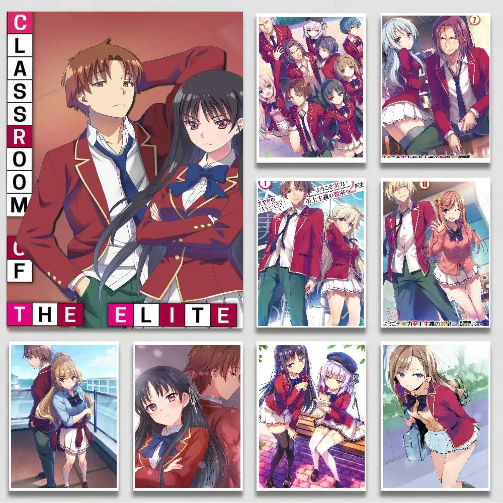 Anime Classroom Of The Elite Home Decoration Painting, Poster Wall Art Wall, Art Decoration Self-adhesive
