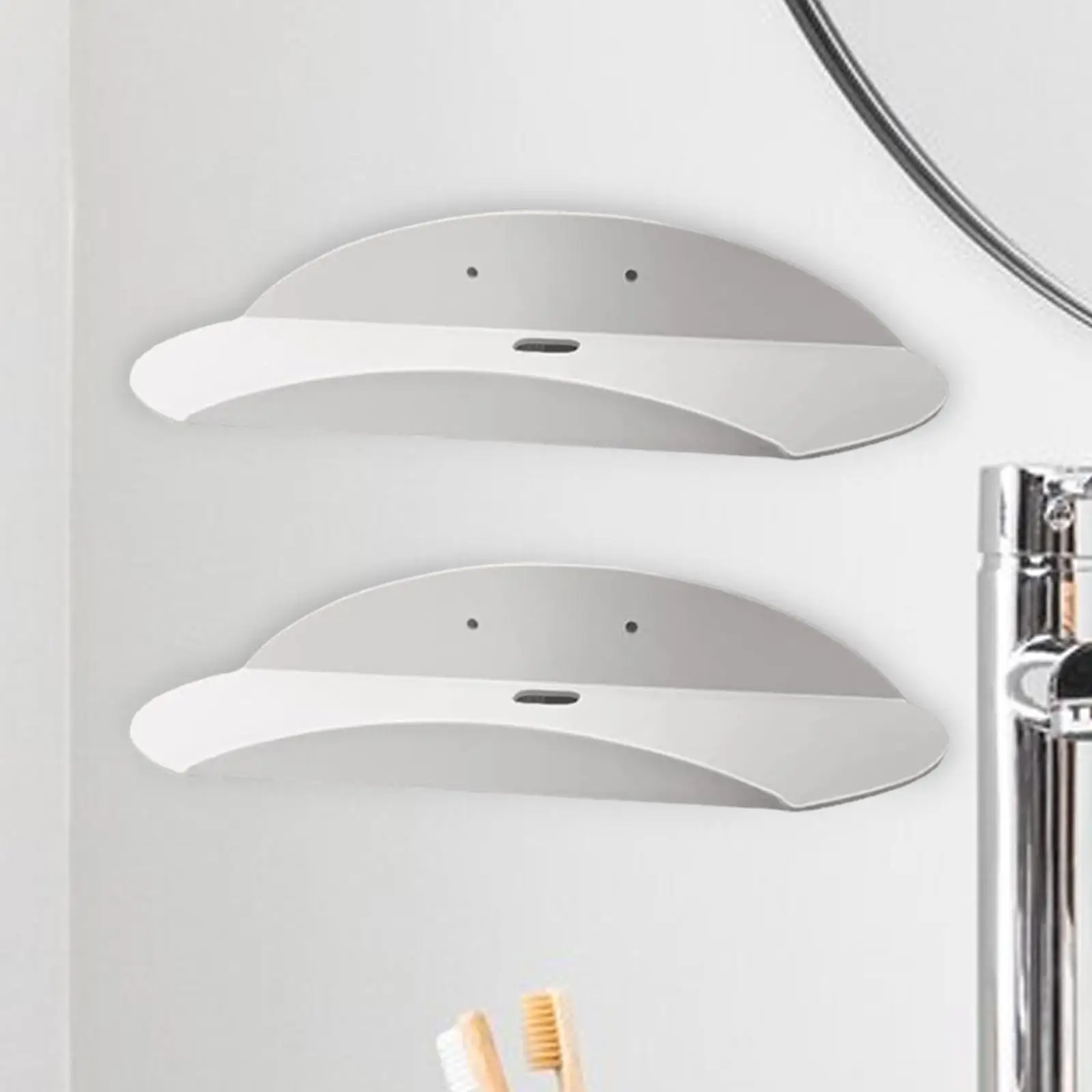 Speaker Wall Mount Brackets Storage Bracket Decorative Multifunctional Float Rack for Baby Monitors Speakers Home Plants Cameras view 3