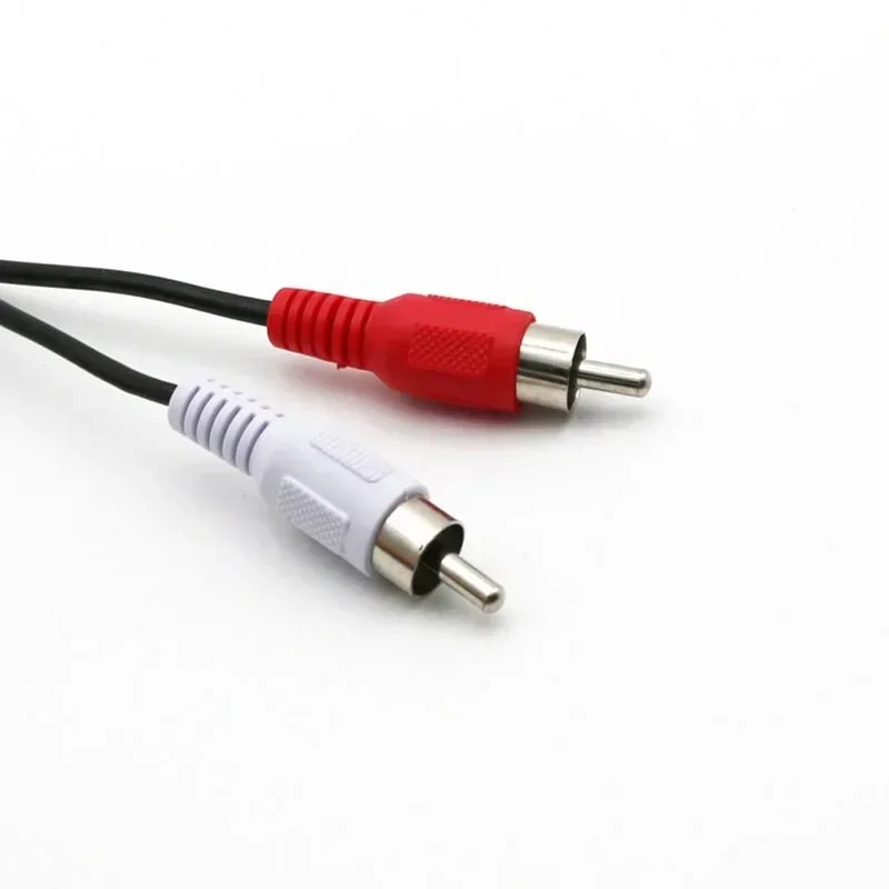 High Quality Dual RCA Male To USB Male A Composite Adapter Audio Video Data Extension Cable 1pc