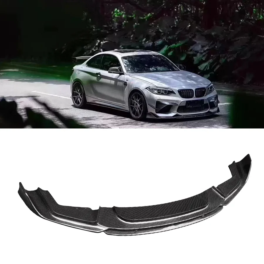 

BP style Carbon Fiber Front Bumper Lip For BMW M2 F87 2012+ Front Lip Car Accessories