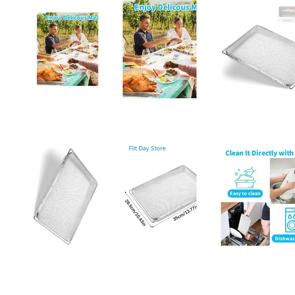 F92C Dishwasher Safe Oven Basket Writing materials Countertop Cooking Appliances
