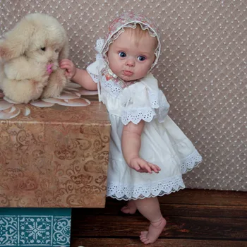 24 inch reborn doll kit Adelaide reborn toddler doll size limited edition unfinished doll with parts body kit Bebe reborn