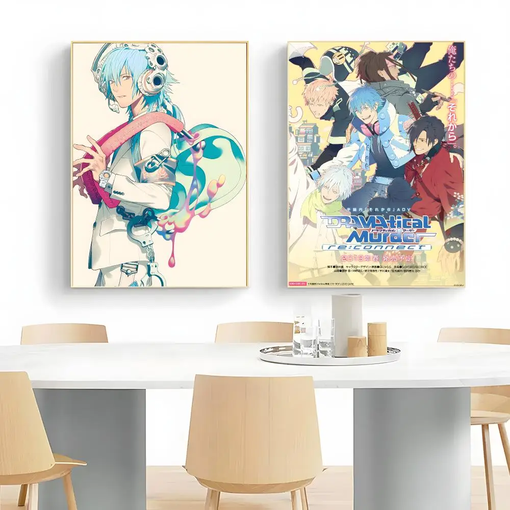Cyberpunk Anime D-Dramatical Murder Poster Wall Art Print Decorative Mural Home Decor Gift Unframed