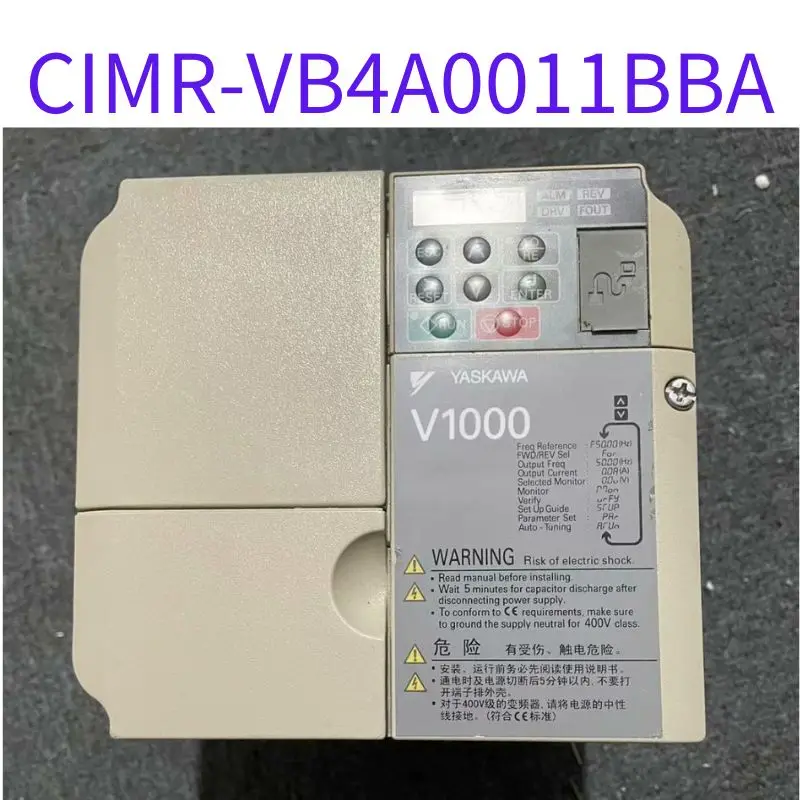 Used CIMR-VB4A0011BBA 5.5KW/3.7KW, 380V,