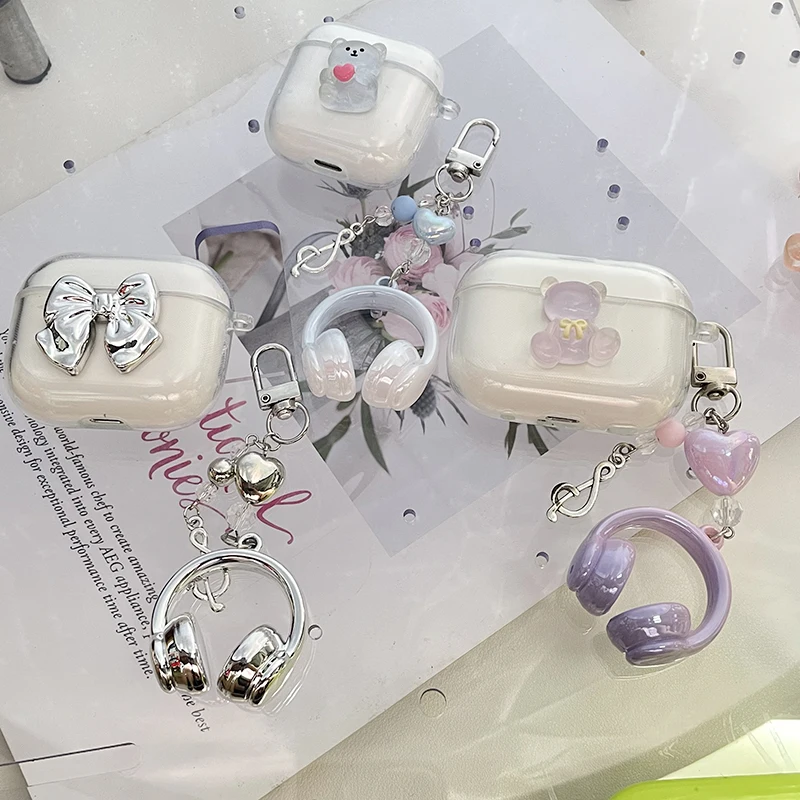 حافظة سماعة أذن عصرية لهاتف هواوي Freeclip / Freebuds PRO 4 /pro3 /pro2 /SE SE2 SE3 /Lipstick 2 حافظة من السيليكون الناعم الشفاف #1