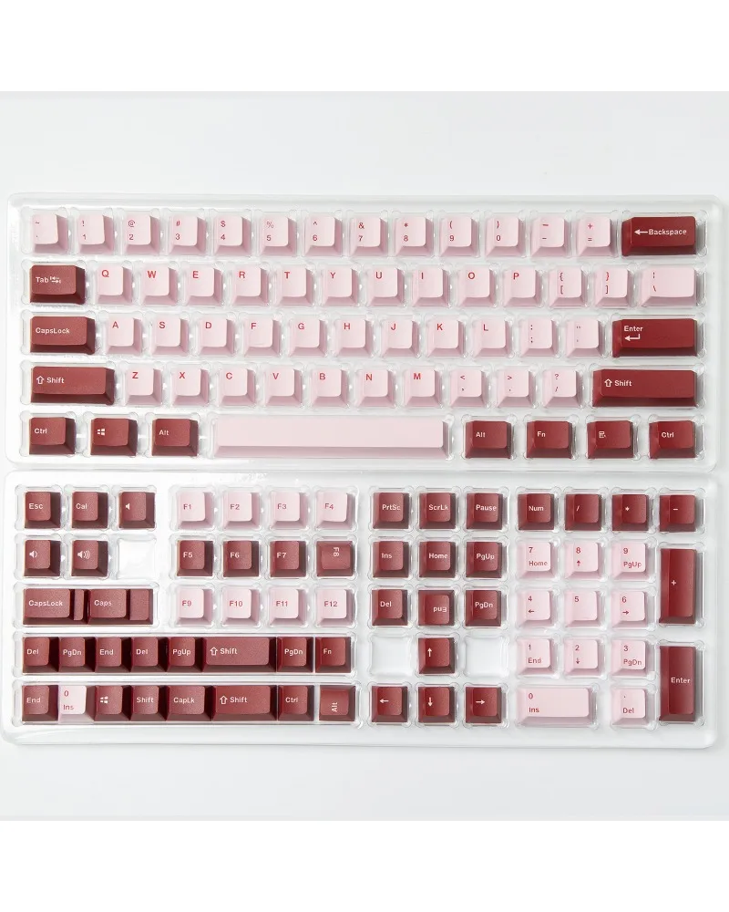 Keycap OEM height dichroic process PBT sublimation 61/68/87/104/98