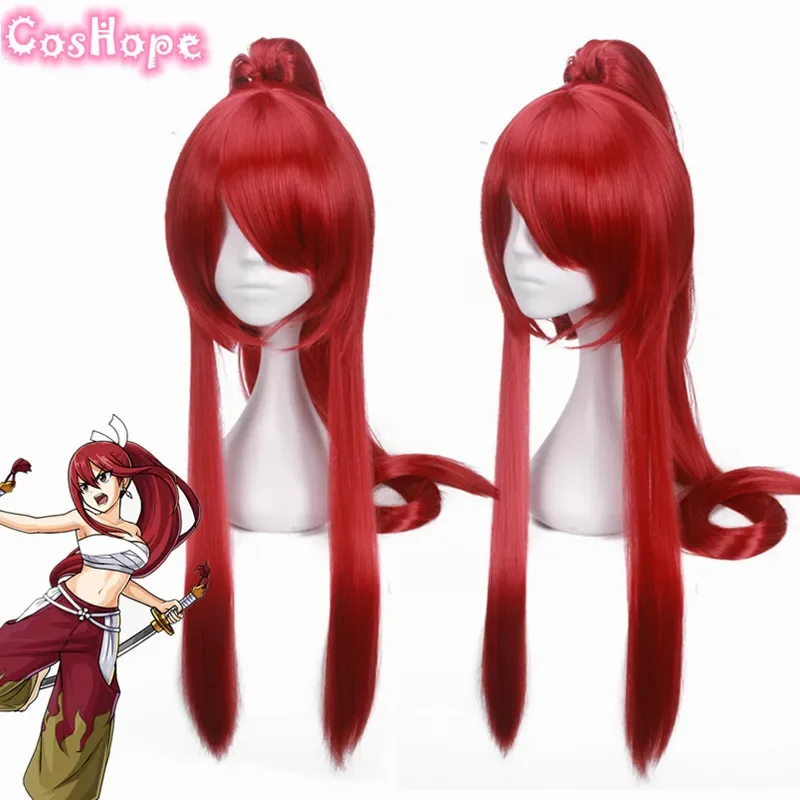 Erza Scarlet Cosplay Wig Women Long Red Wig Cosplay Anime Cosplay Wigs Heat Resistant Synthetic Wigs