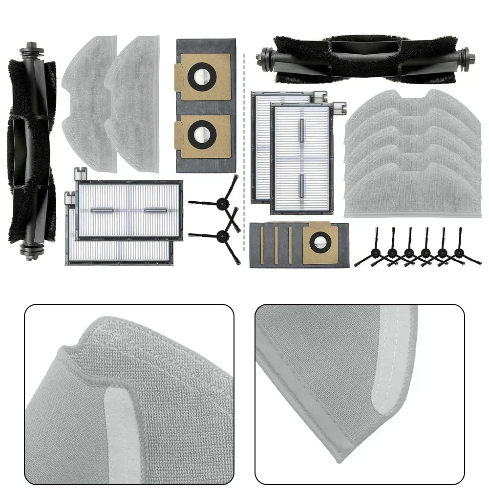 الجانب الرئيسي فرشاة تصفية ممسحة القماش كيس لجميع الغبار عدة ل X8 برو سلسلة X8 برو SES مكنسة كهربائية استبدال الملحقات