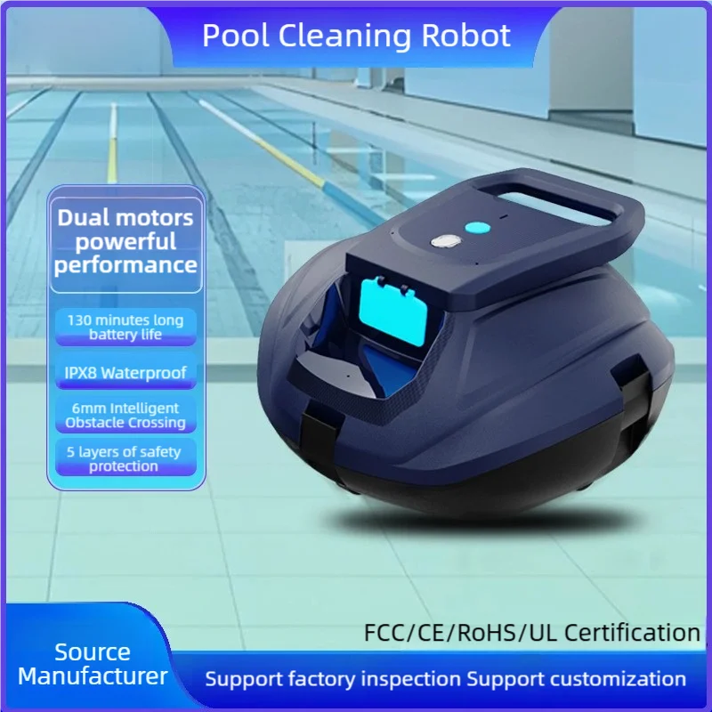 2026-أداة تنظيف حمام السباحة والسلحفاة المائية الخارجية الأوتوماتيكية بالكامل مع ميزات عبر الحدود #3