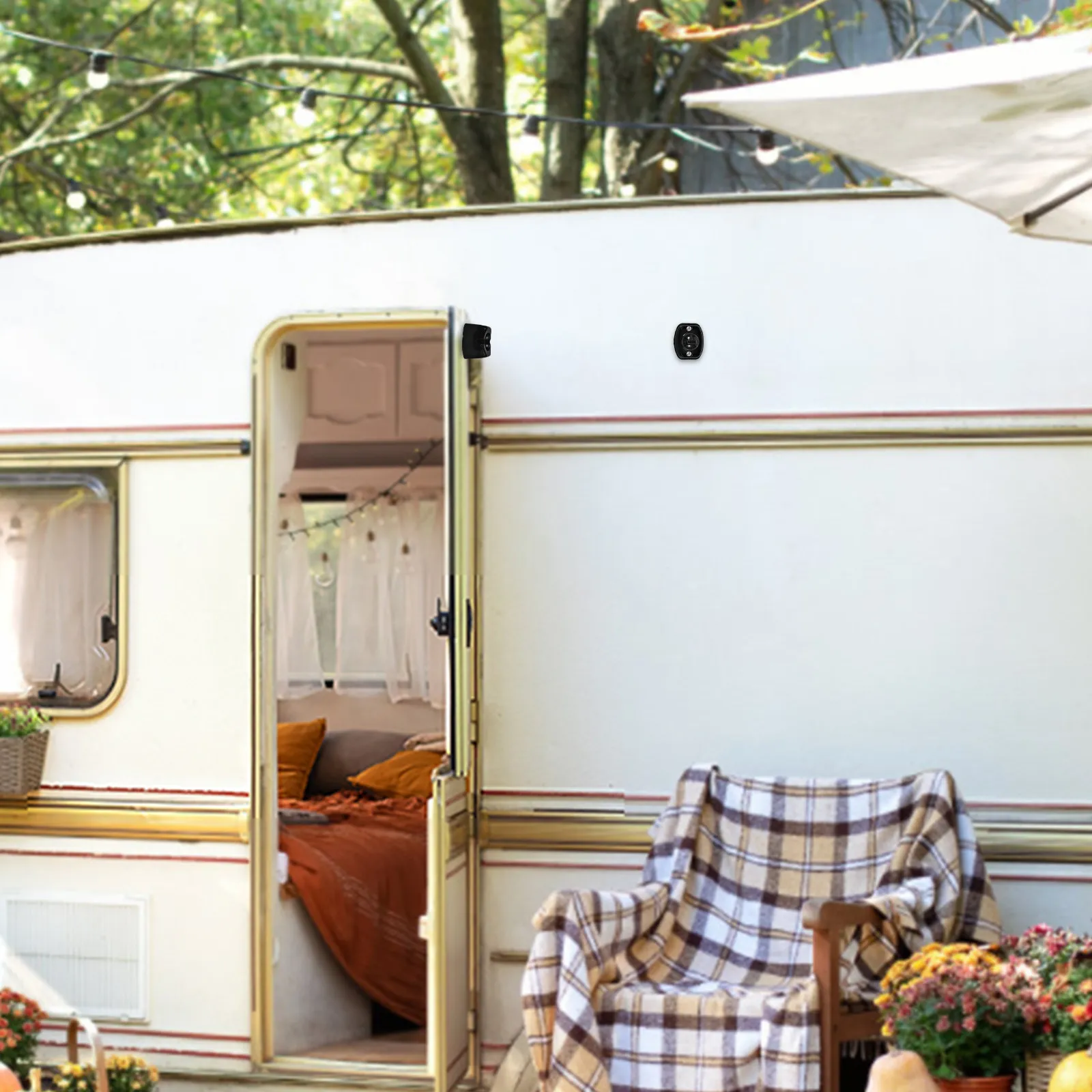 

Самоблокирующийся держатель двери для автофургона, прочный нейлоновый фиксатор двери прицепа, защелка для входной двери кемпера, фиксированный сменный крюк-фиксатор, держатель-фиксатор T-образной формы