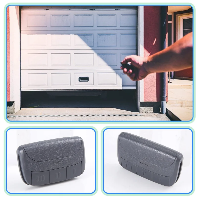 

T82C Hot Sale-Universal Gate Remote Control Garage Door Control 3 In 1 Multifrequency Remote 310-390Mhz Rolling Code Remote Cont