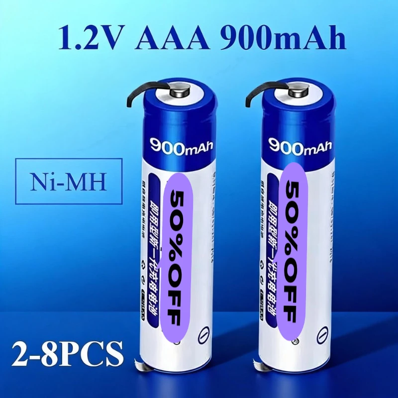 1.2V AAA 900mAh Ni-MH Rechargeable Batteries for Flashlight Philips Electric Shaver Toothbrush Razor Alarm Clock Toy Mouse