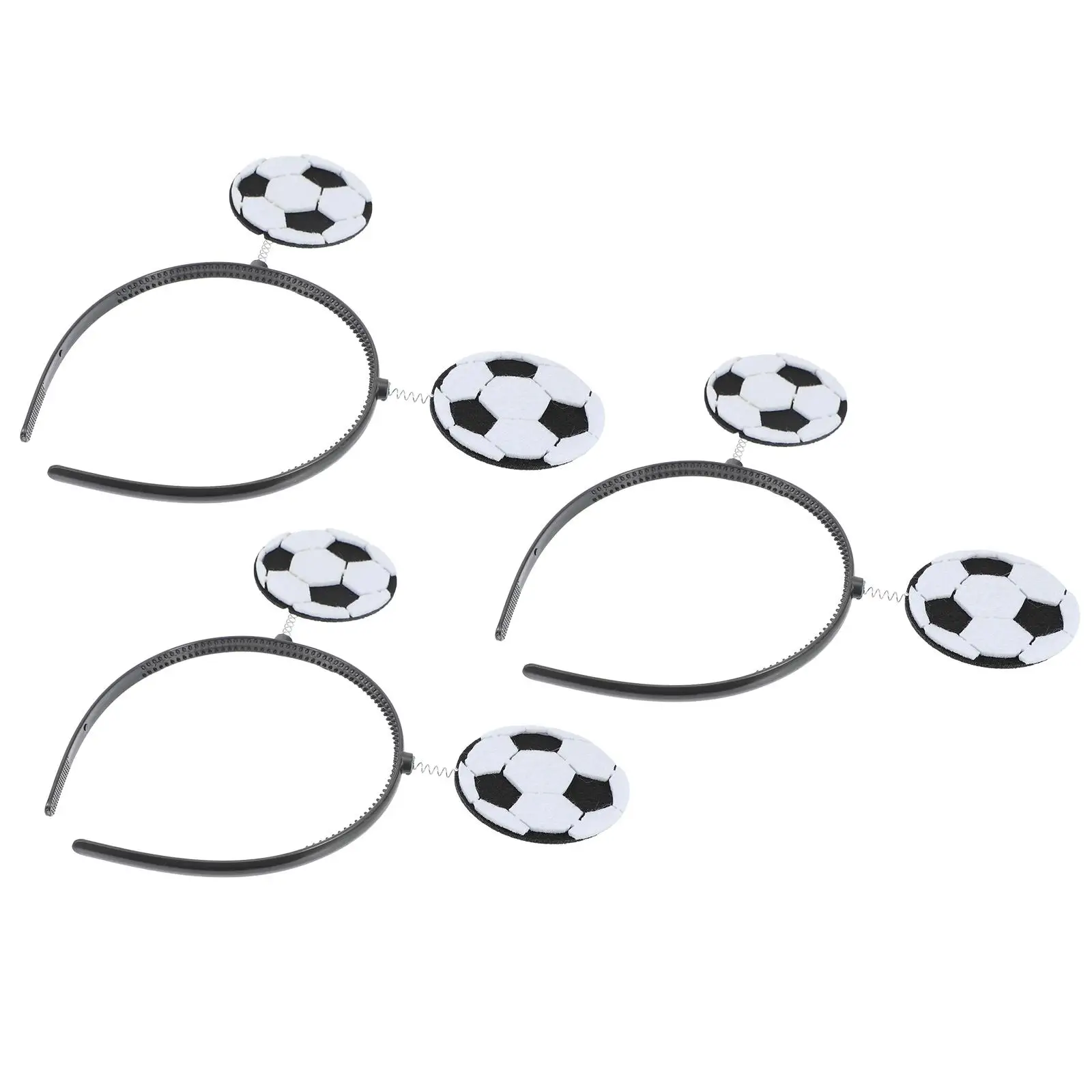 

3 Pcs Football Headb Soccer Hairb Sports Game Basketball Nonslip Unique Hair Accessories Sweatb s