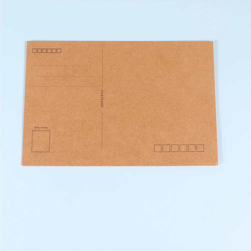 

40Pcs Kraft Postcards Blank 98x142mm Simple Elegant Style for Wedding Shower Graduation Birthday Festival DIY Painting