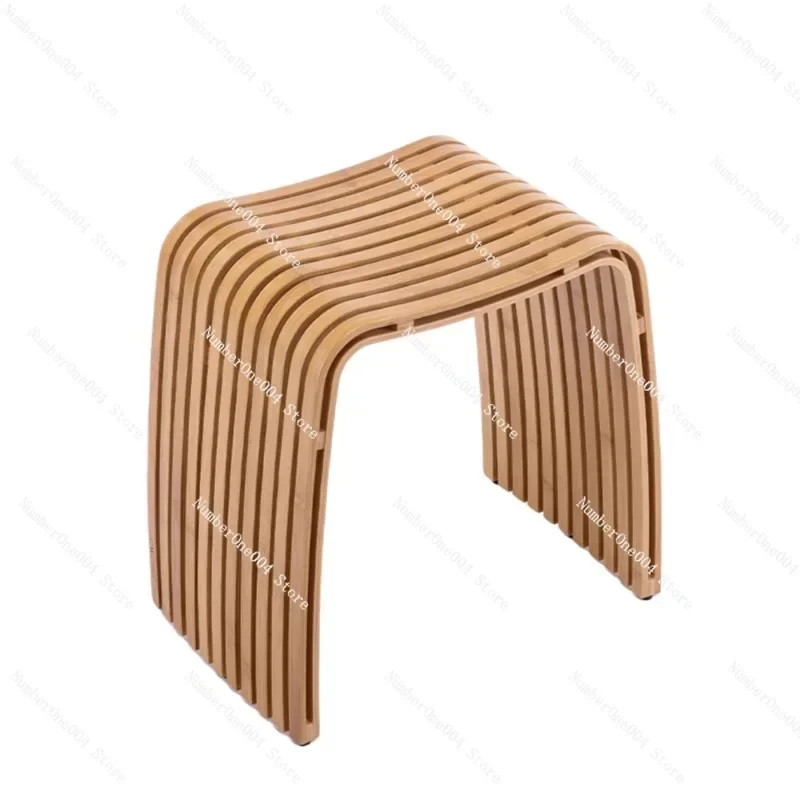 Restaurant Stool Casual Dressing Shoe Stool Household Simple Modern Environmental Protection Sturdy Durable Light Luxury Style