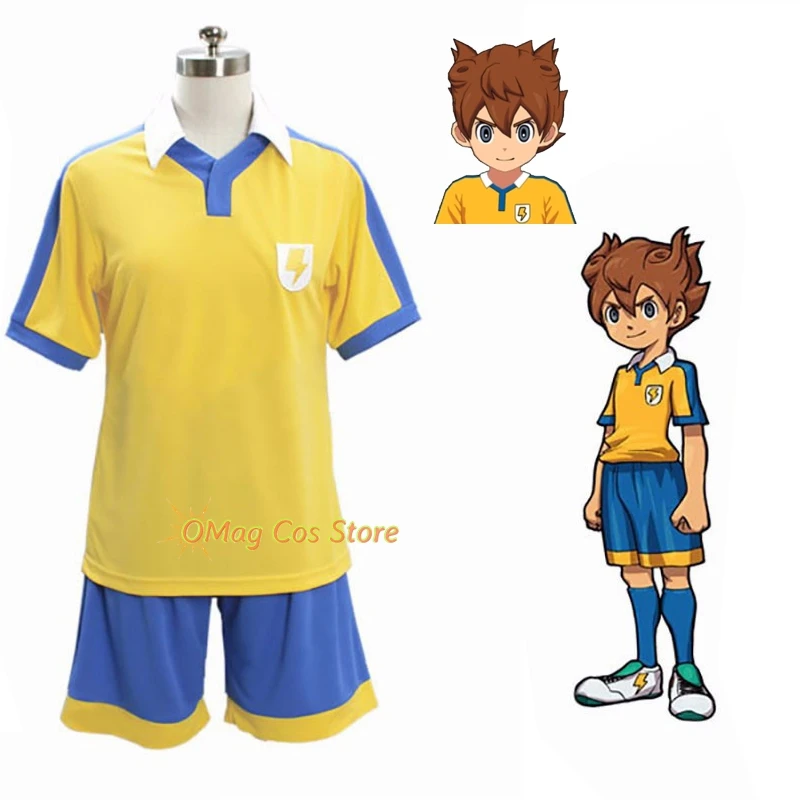 Disfraz AdultoInazuma 11 Eleven GO Matsukaze Tenma ملابس رياضية كوسبلاي لعبة أنيمي لعب الأدوار زي موحد ملابس الهالوين القماش