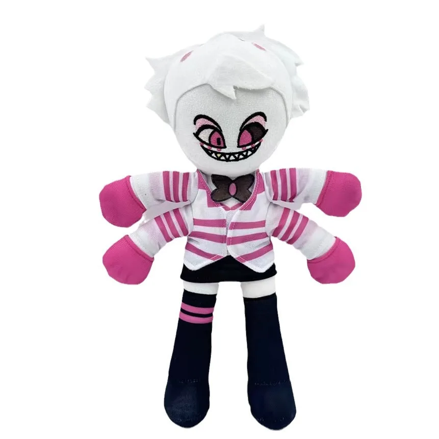 Nuovo Hazbins Hotel bambola di peluche Alastor bambola di cartone animato Kawaii bambola di pezza morbida decorazione della casa regalo di compleanno per il capretto