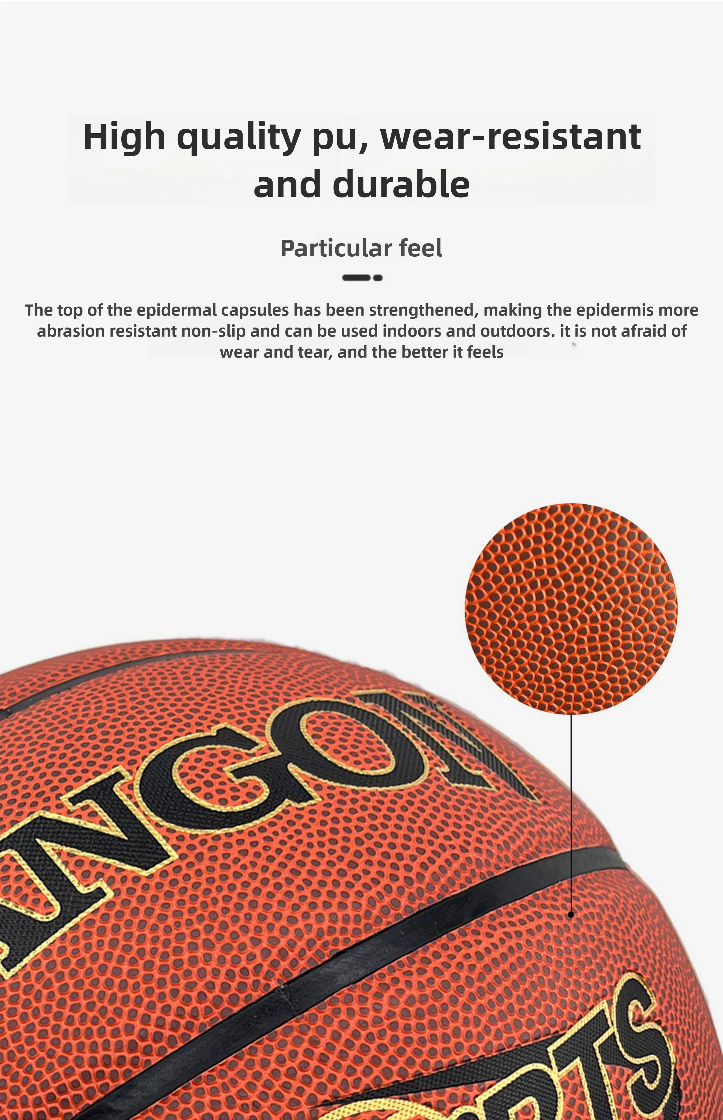 Genuine basketball No. 7 indoor cement floor training adult gamespecial wear-resistant pu basketball for primary school students