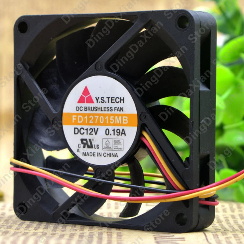 X 1PCS Y.S.TECH FD127015MB | 12V 0.19A | 7CM | Industrial Chassis Cooling Fan
