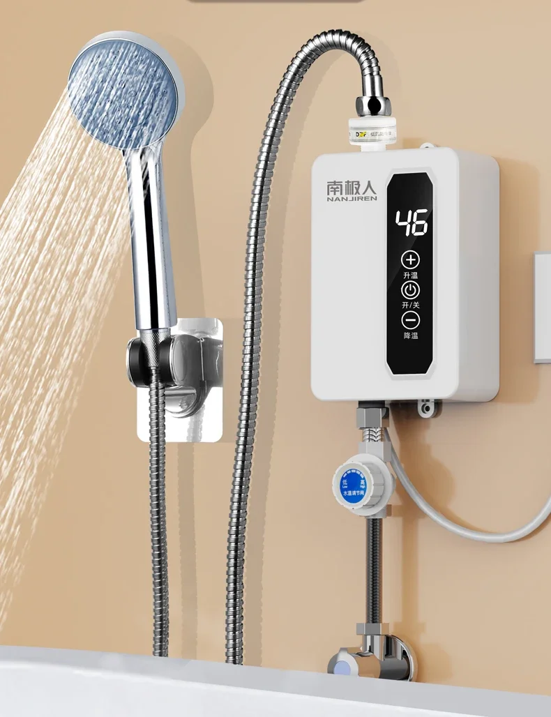 220V Energy-Saving Instant Electric Water Heater with Showerhead and Kitchen Appliance by Nanjiren