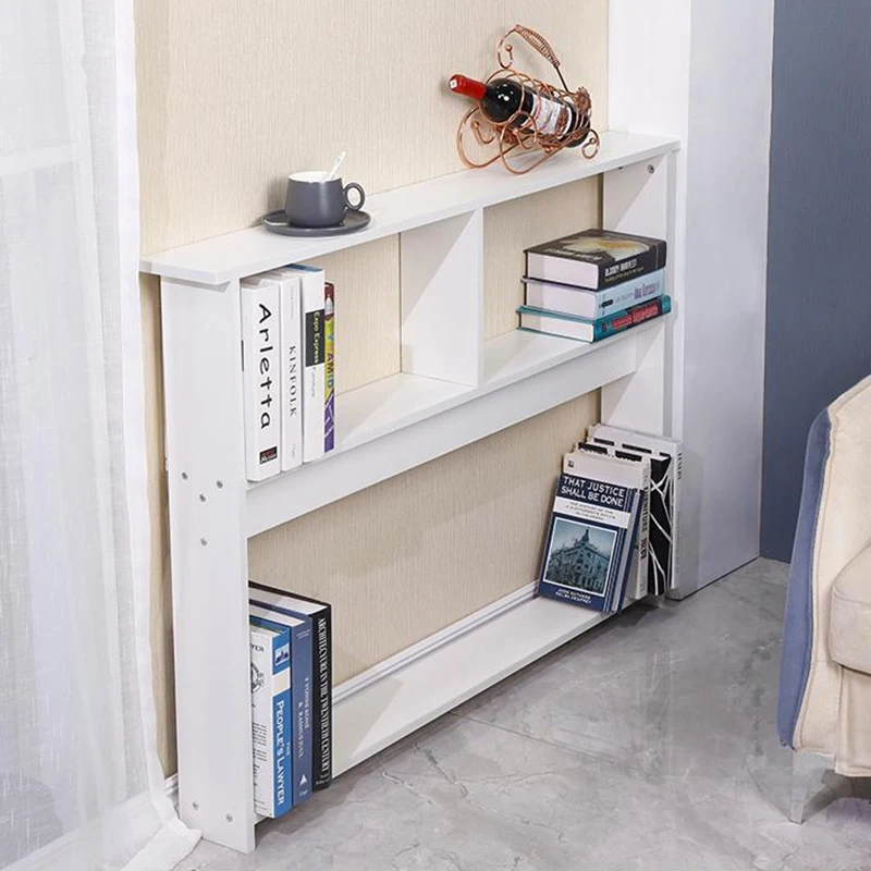 Bedside rack bed seam plug bed tail gap bedside sofa edge seam narrow strip against the wall long cabinet