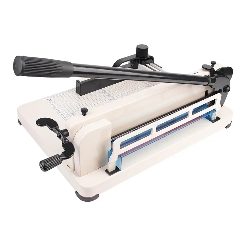 Spot wholesale 858A4 heavy-duty paper cutter sharp blade can cut 400 sheets, paper cutter thick layer manual paper cutter