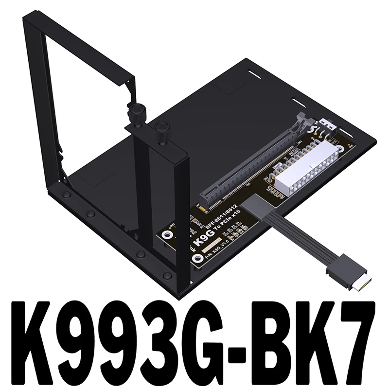 PCIE 5.0 x4 إلى OCuLink SFF-8611 M.2 حوض جرافيك خارجي M.2 محول eGPU بواجهة خارجية لـ NUC STX ITX