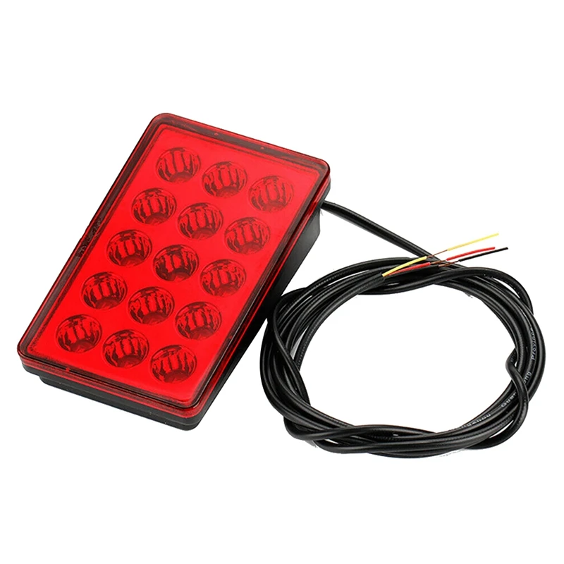 LED Car Brake Light 15LED F1 Style Universal Shell Pilot Light Car Rear Spoiler LED Brake Light Tail Light