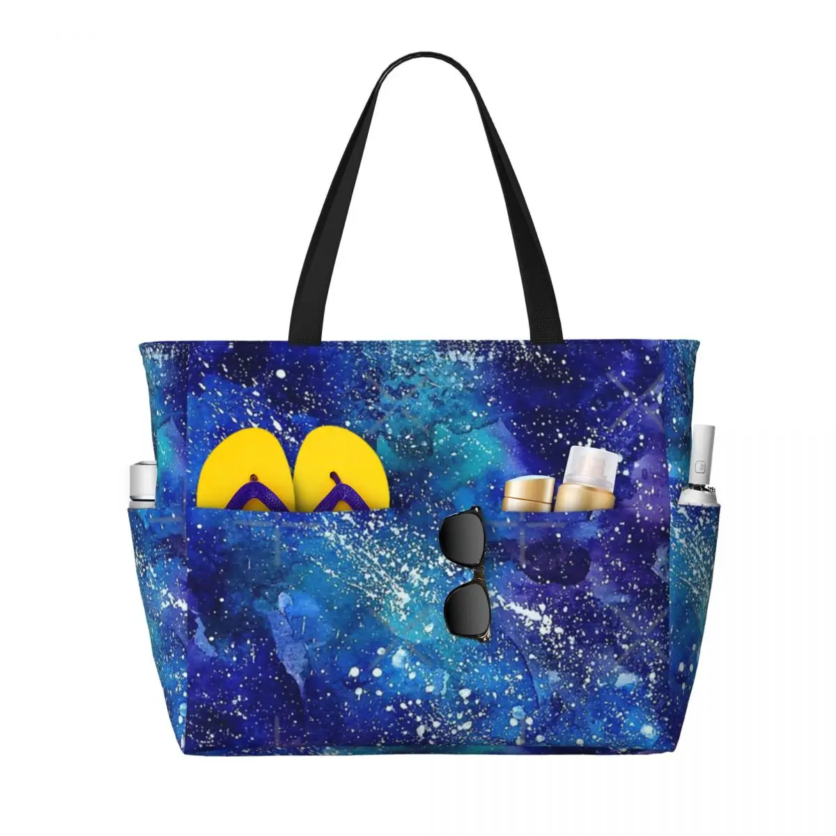 Galaxy acquerello borsa da viaggio da spiaggia, Tote Bag regali per lo Shopping alla moda regalo di compleanno modello Multi-stile