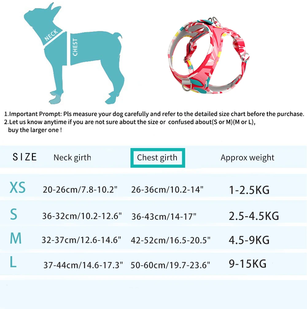 New Dog Cat Harness Adjustable Vest Walking Lead Leash For Puppy Dogs Collar Polyester Mesh Harness For Small Medium Dog Cat Pet