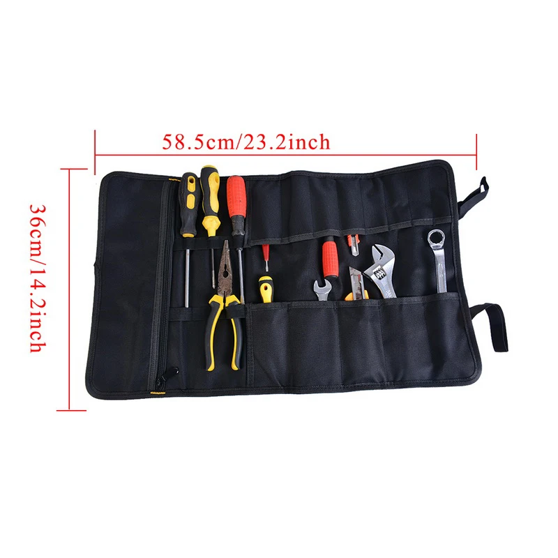 Sac à outils à roulettes polyvalent, sac de transport pratique, ciseau, sac à outils d\'électricien, boîte d\'emballage d\'instruments