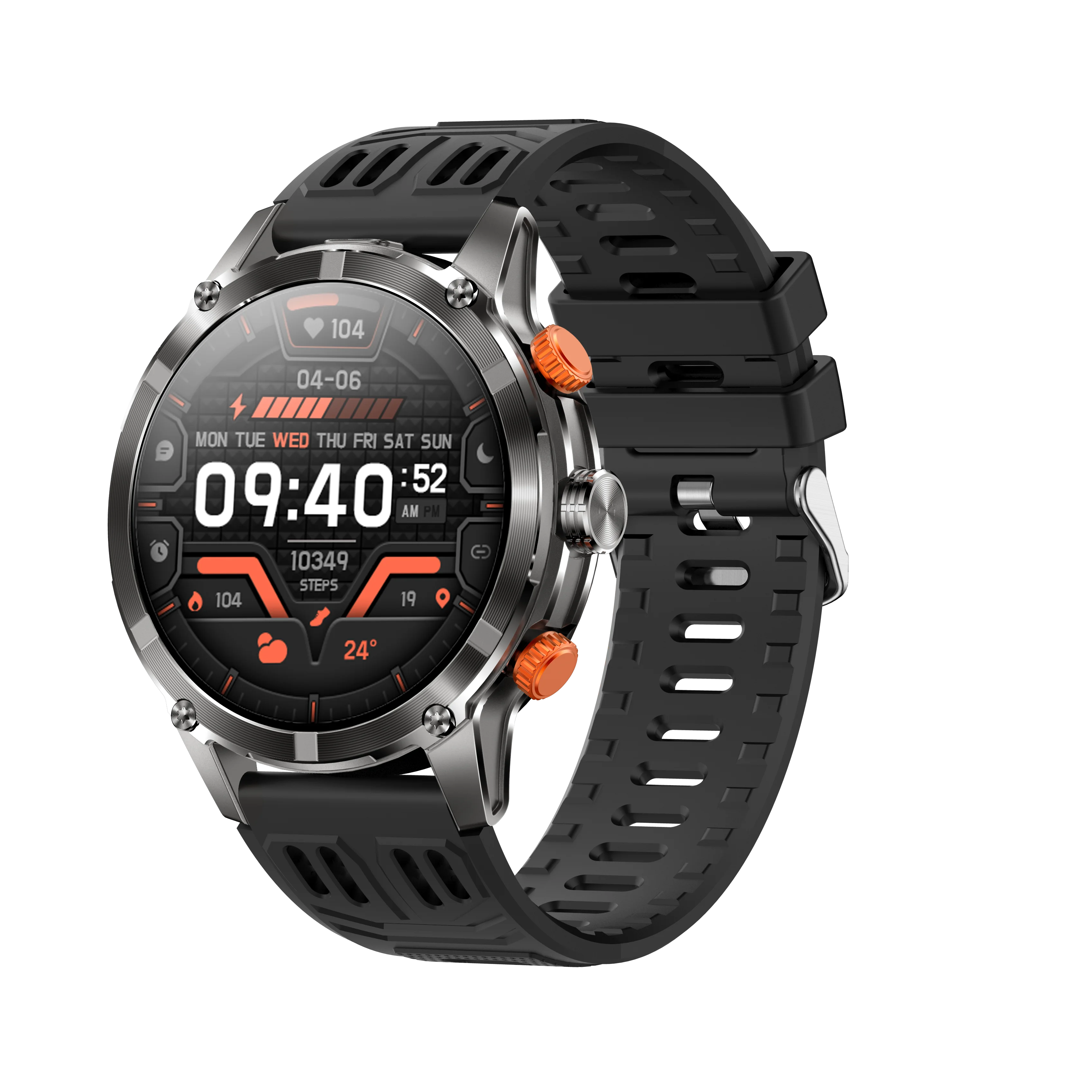 

CF55 Смарт-часы для мужчин, спорт на открытом воздухе, фитнес-трекер, большой экран, светодиодные умные часы, 1,7 дюйма, BT, мониторинг здоровья, умные часы