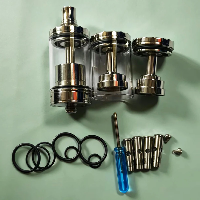 Diplomat RDL RTA 23mm 2.0/2.5/3.0/3.5/4.0mm air piN 316SS Mirror Polished Rebuildable 3 Chambers Interchangeable accessories