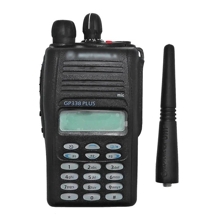 GP328plus GP338plus Handy Two Way Radio Portable VHF 128CH Walkie Talkie Handheld Intercom Walkie-talkie Range