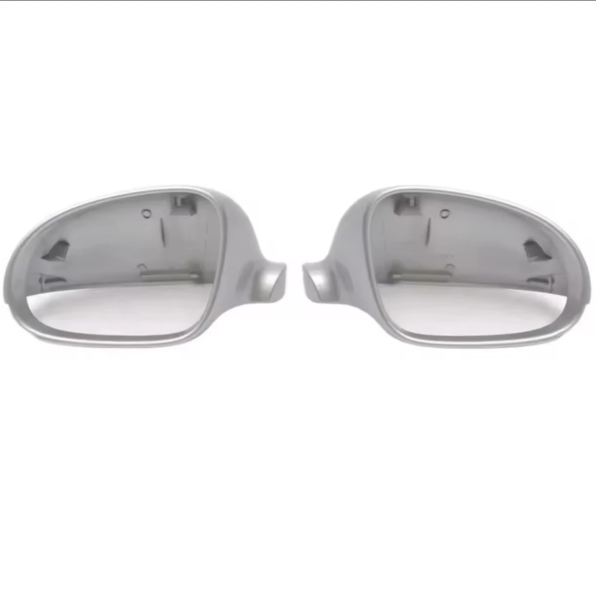 For VW Jetta MK5 Golf 5 MK5 Passat B6 2006-2011 Car Side Mirror Cover Shell Replacement Black Left+Right Set