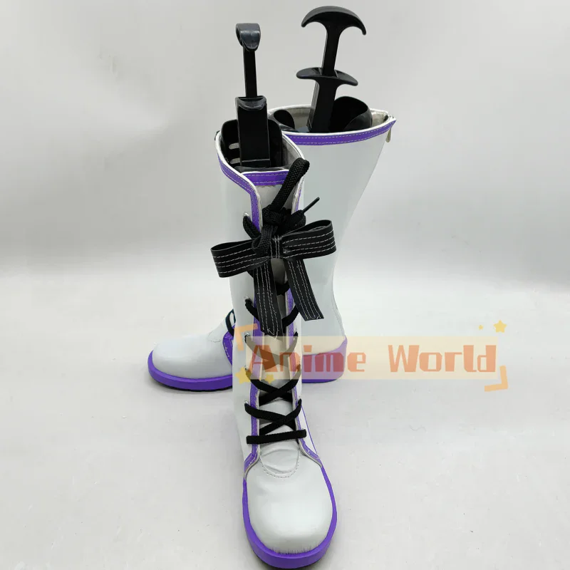 Virtual YouTuber Azuma Seren Blanche Fleur Cosplay Shoes Halloween Carnival Boots Custom Made