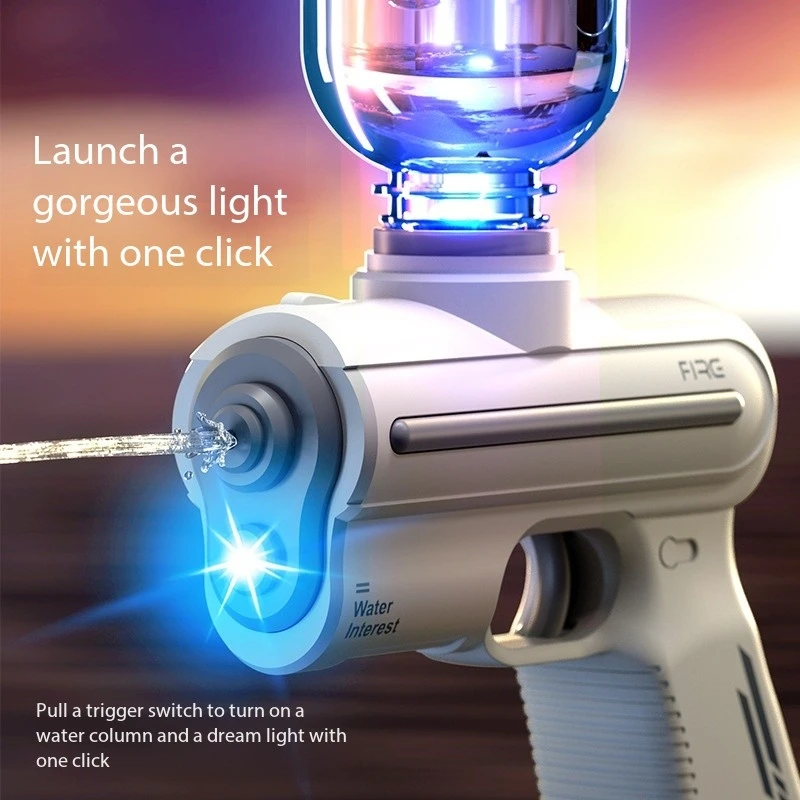 2025 nueva pistola de agua, juguete de tiro completamente automático, aspersor de alta presión, juguete de fiesta en la piscina para playa al aire libre, regalo para niños y adultos
