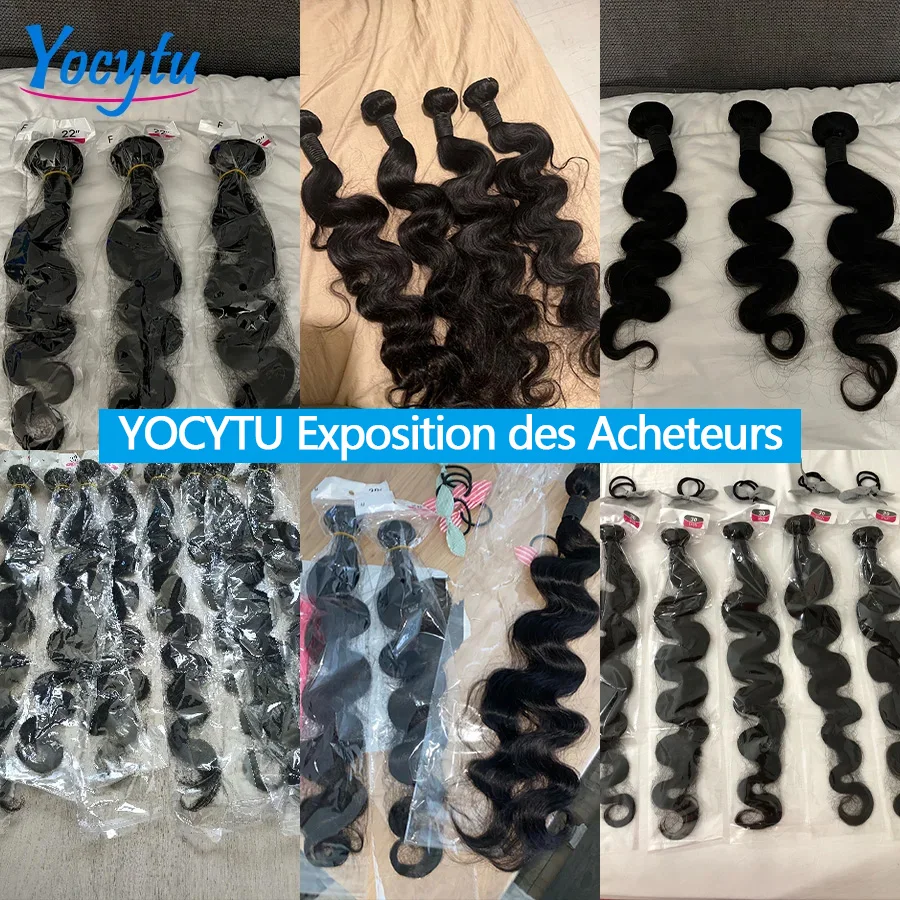 20 22 24 Inch Body Wave Bundles Human Hair 100% Raw Hair Bundles 30Inch Human Hair Bundles 12A Body Wave Bundles 3 Days Delivery