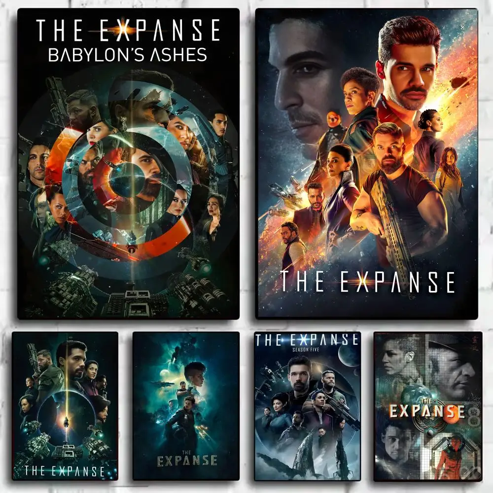 Tv show The E-Expanse Poster Trendy Wall Art Good Sticker Printed on PP Paper for Coffee Office Bar Decoration Best Gift