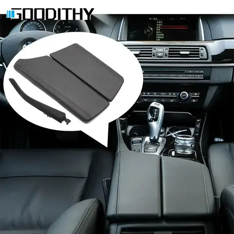 프론트 센터 콘솔 팔걸이 뚜껑 커버, 가죽 팔걸이 박스 패널 스트립 트림, BMW 5 시리즈 F10 F11 F18 520 523 525 528 530