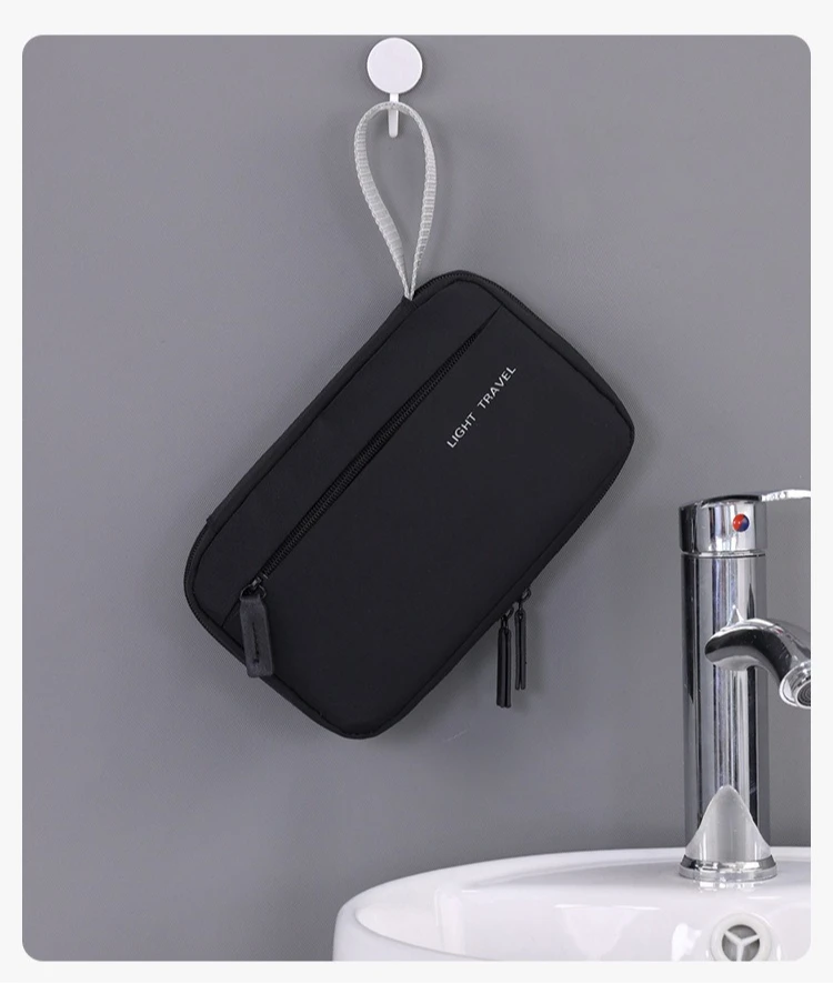 Neue tragbare Kosmetiktasche, große Kapazität, multifunktionale Aufbewahrungstasche, Herren-Make-up-Tasche, Kosmetik-Organizer, unverzichtbar für Reisen. – Detail 13